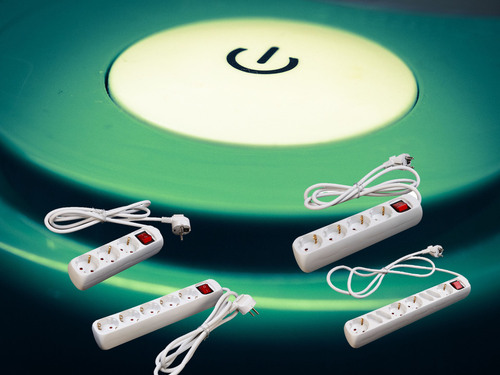 3/4/5/8-fach Steckerleiste mit Schalter Steckdosenleiste Mehrfachstecker