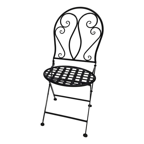 Eisen Klappstuhl Bistrostuhl mediterranes Design