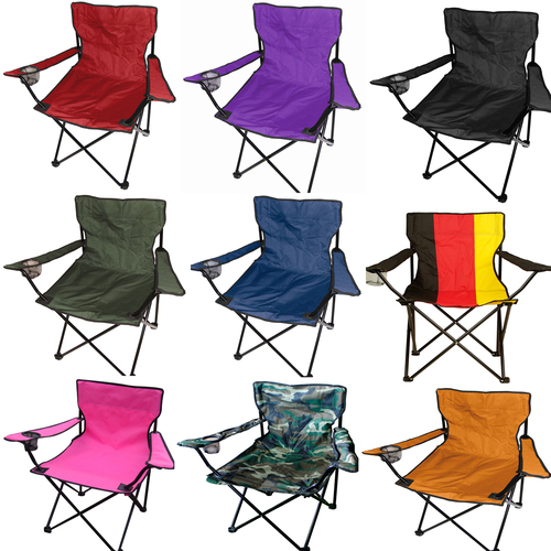 Anglersessel mit Getr�nkehalter und Tasche 