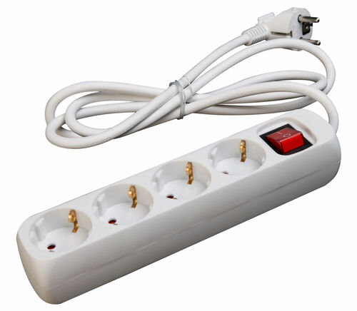 3/4/5/8-fach Steckerleiste mit Schalter Steckdosenleiste Mehrfachstecker 