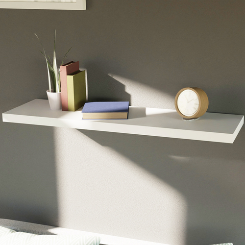 H�ngeregal Wandboard Wandregal Regal Schweberegel MDF PVC B100xH3,8xT24cm 