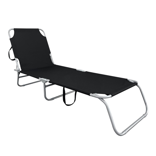 3-Bein Gartenliege Sonnenliege Campingliege Gartenliege L186xB55xH24cm 