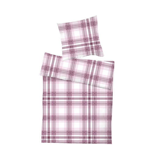 2tlg Mikrof. Seersucker Bettw�sche Rei�verschluss 135x200cm 