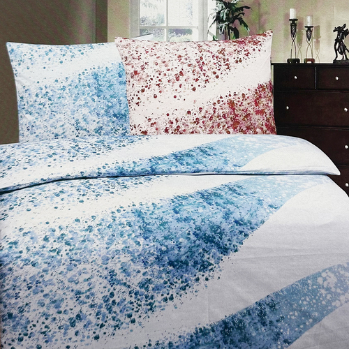 2tlg Mikrofaser Bettw�sche Rei�verschluss 135x200cm 