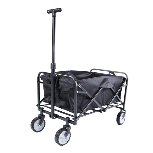 Faltbarer Bollerwagen Transportwagen Handwagen Gartenwagen Stahlrahmen