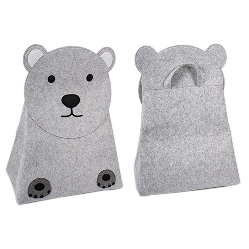 XXL Kinder Filz Aufbewahrungsbox Spielzeugkiste Tiere H73cm