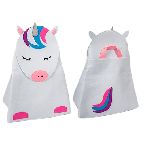 XXL Kinder Filz Aufbewahrungsbox Spielzeugkiste Tiere H73cm