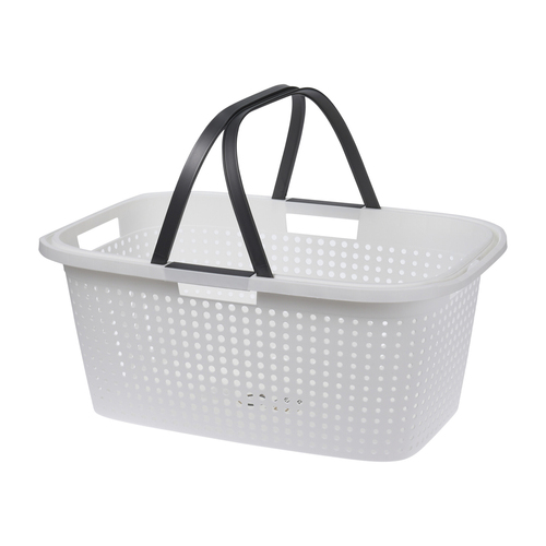 Tragbarer W�schekorb W�schesammler mit Henkel B60xL40XH26cm