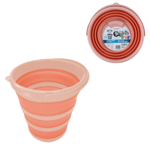 Faltbarer Eimer Putzeimer Wassereimer Camping Silikon 10L