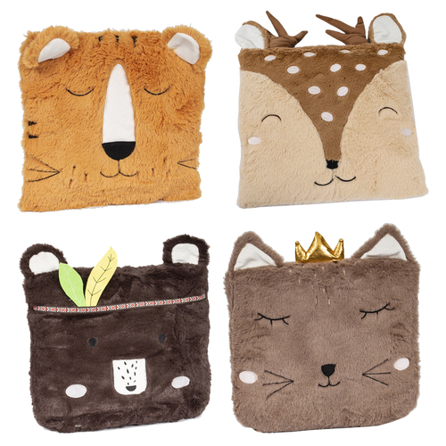 Dekoratives Kissen Kuschelkissen Sofakissen Tiermotiv 30cm