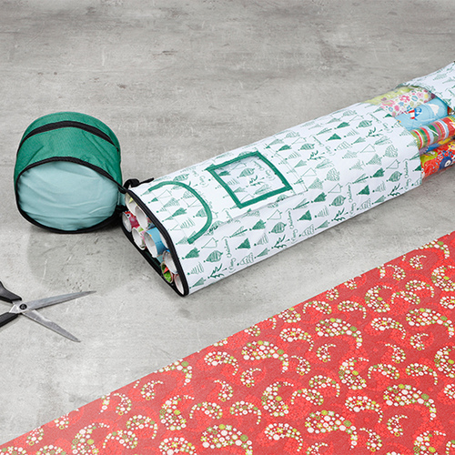 Geschenkpapier-Organizer Tannenbaum Weihnachten Motiv