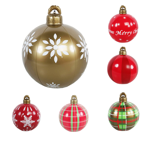 Aufblasbare Weihnachtskugel Christbaumkugel Weihnachten 60cm
