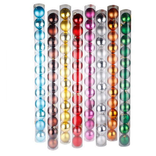 12er Christbaumkugeln Weihnachtskugeln Baumschmuck matt/glnzend 6cm