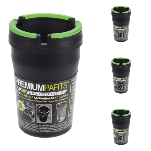 Windaschenbecher Sturmaschenbecher mit Neon Deckel Autoaschenbecher