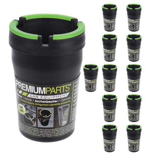 Windaschenbecher Sturmaschenbecher mit Neon Deckel Autoaschenbecher