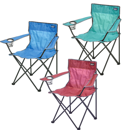 Anglersessel Campingstuhl mit Getr�nkehalter und Tasche