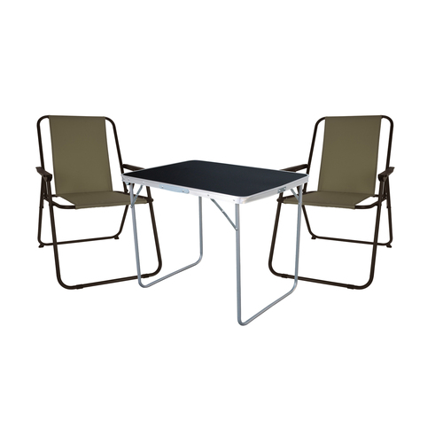 3-tlg Campingm�bel Campingstuhl Campingtisch klappbar L80xB60xH68cm