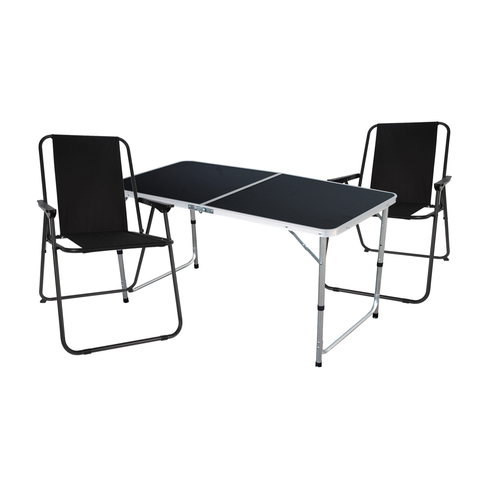 3-tlg Campingm�bel Campingstuhl Campingtisch klappbar L120xB60xH70cm