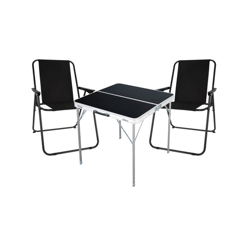 3-tlg Campingm�bel Campingstuhl Campingtisch klappbar L80xB80xH70cm