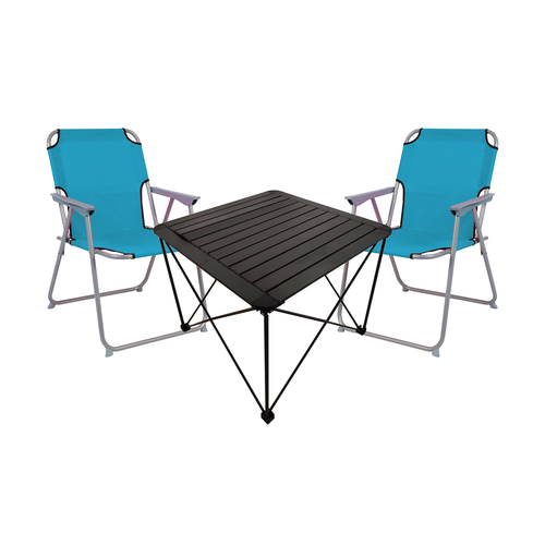 3teiliges Campingm�bel Set Campingtisch Campingstuhl L70xB70xH56cm 