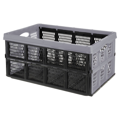 Klappbox stapelbar 32 L Transportbox 48X35X24CM Einkaufskiste klappbar