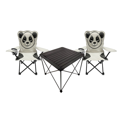 3tlg Kinder Campingm�bel Set Outdoor Campingstuhl Anglerstuhl Tisch 