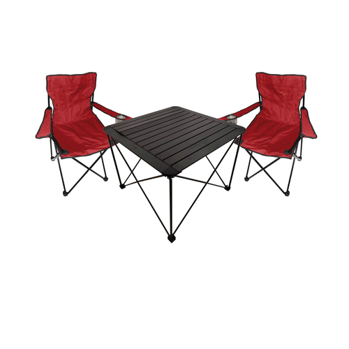 3teiliges Campingm�bel Set Campingtisch Campingstuhl L70xB70xH56cm 