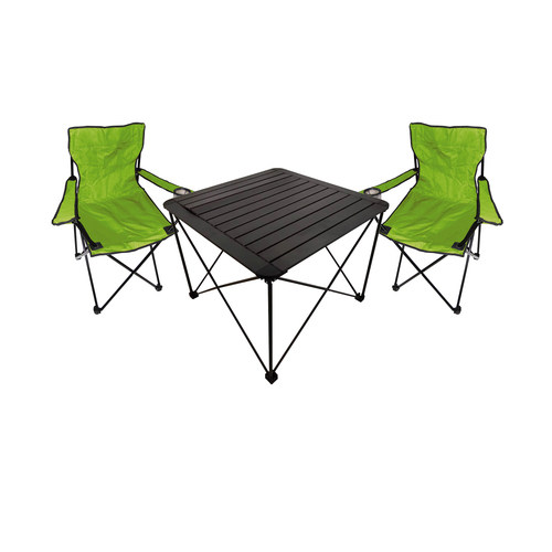 3teiliges Campingm�bel Set Campingtisch Campingstuhl L70xB70xH56cm 