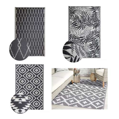 Outdoor Teppich Terrassenteppich Teppichl�ufer wetterfest 120x180cm