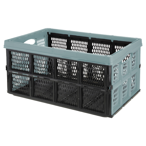 Klappbox stapelbar 32 L Transportbox 48X35X24CM Einkaufskiste klappbar 