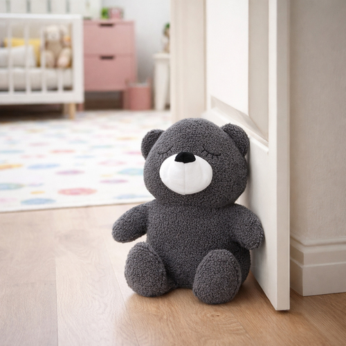 XL T�rstopper T�rstopper T�rbremse Teddy Anthrazit H25cm