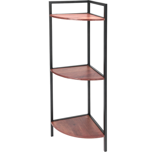 Eckregal Wandregal Regal Standregal Metall / Holz B23,5xH76cm