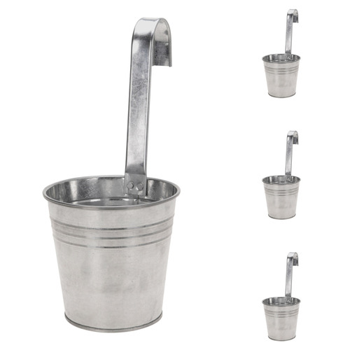 4x Blumentopf zum Aufh�ngen Pflanzgef�� Balkontopf H�ngetopf 13xH28cm