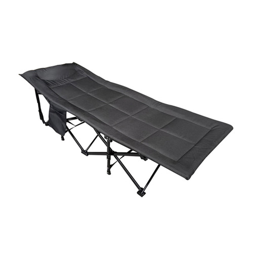 Popup Gartenliege Feldbett Campingbett gepolstert klappbar 190x67x37cm