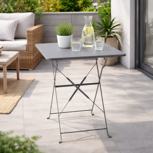 Bistrotisch Klapptisch Campingtisch Balkontisch Anthrazit B60xH71cm