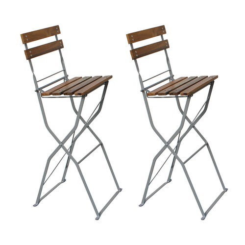 Biergarten Barhocker Barstuhl klappbar Klappstuhl Gartenstuhl Akazie