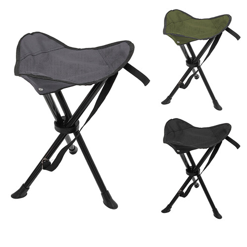 3-Bein Klapphocker Dreibeinhocker Campinghocker Anglerhocker Tragegurt