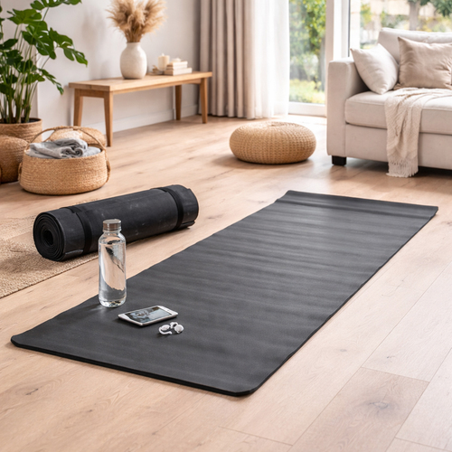 Yogamatte Fitness Sport Matte Pilates Yoga rutschfest 180x50x1cm