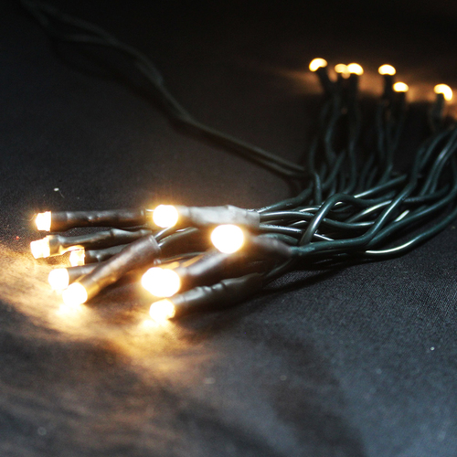 20er LED Lichterkette Innenbereich warmwei�