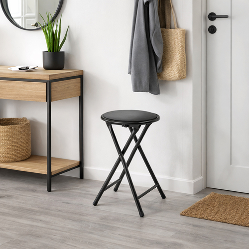 Klapphocker Klappstuhl K�chenhocker Hocker Sitzhocker Grau 30cm