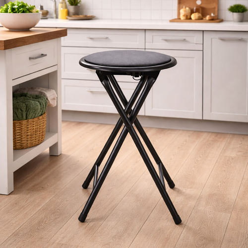 Klapphocker Klappstuhl K�chenhocker Hocker Sitzhocker Schwarz 30cm