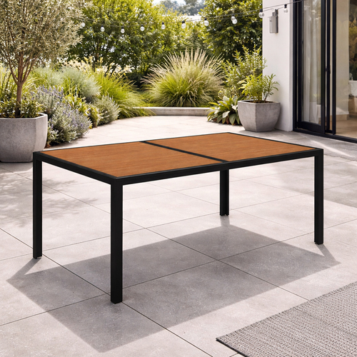 Gartentisch Esstisch Outdoor Tisch Holzoptik Gartenm�bel 150x80 cm