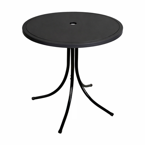 Runder Gartentisch Campingtisch Outdoortisch Kindertisch 50cm Schwarz