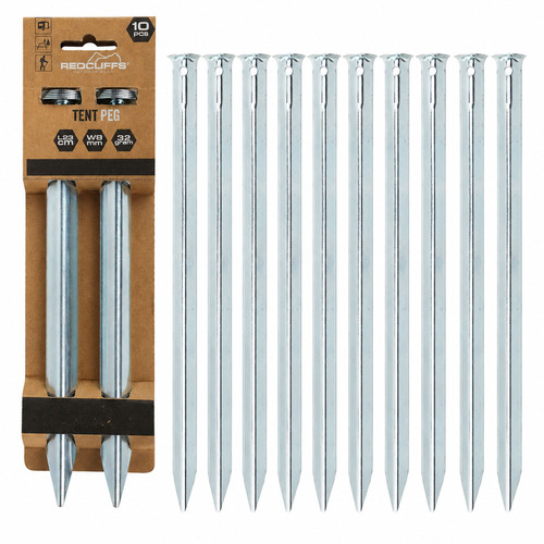 10 x Zelt-Heringe aus Stahl, robuste Erdn�gel f�r Camping und Outdoor