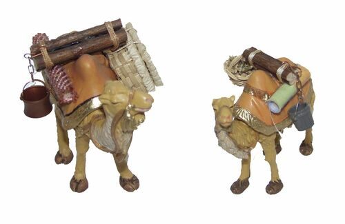 Krippentiere Krippenfiguren Höhe 8cm. Kleines Kamel aus Polyresin