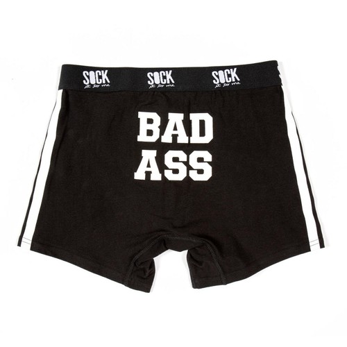Sock it to me - Herren Boxer Short Bad Ass Gr. M, L, XL - lustige Boxer Short aus weicher Baumwolle passend zu den Herren Socken b�se Jungs