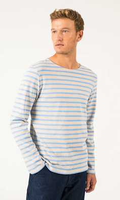 Saint James Herren Shirt d�nn gestreift 100% Baumwolle Gr.M, Gr.L, Gr.XL, Gr.XXL, Gr.3XL, Gr.4XL