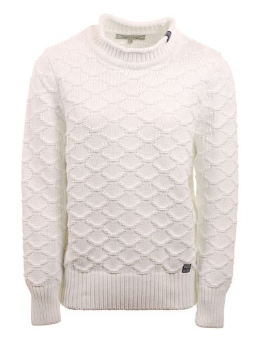 Piece of Blue Damen Strickpulli stone wash oder wei�, excluisver Strick 100% Baumwolle - Nachfolger von Blue Willis Gr.S. Gr.M, Gr.L, Gr.XL, Gr.XXL 