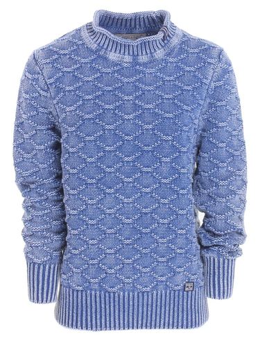 Piece of Blue Damen Strickpulli stone wash oder wei�, excluisver Strick 100% Baumwolle - Nachfolger von Blue Willis Gr.S. Gr.M, Gr.L, Gr.XL, Gr.XXL