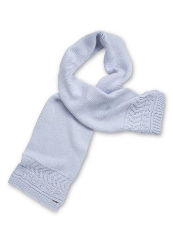 Saint James Schal Strick hellblau kuschelweich
